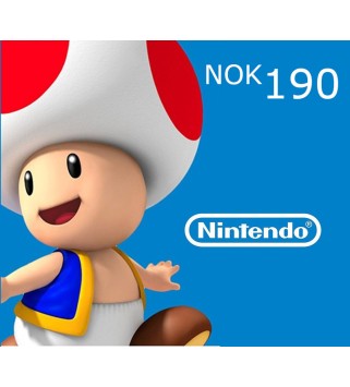eShop Prepaid Card 190 NOK NO Nintendo eShop Key 